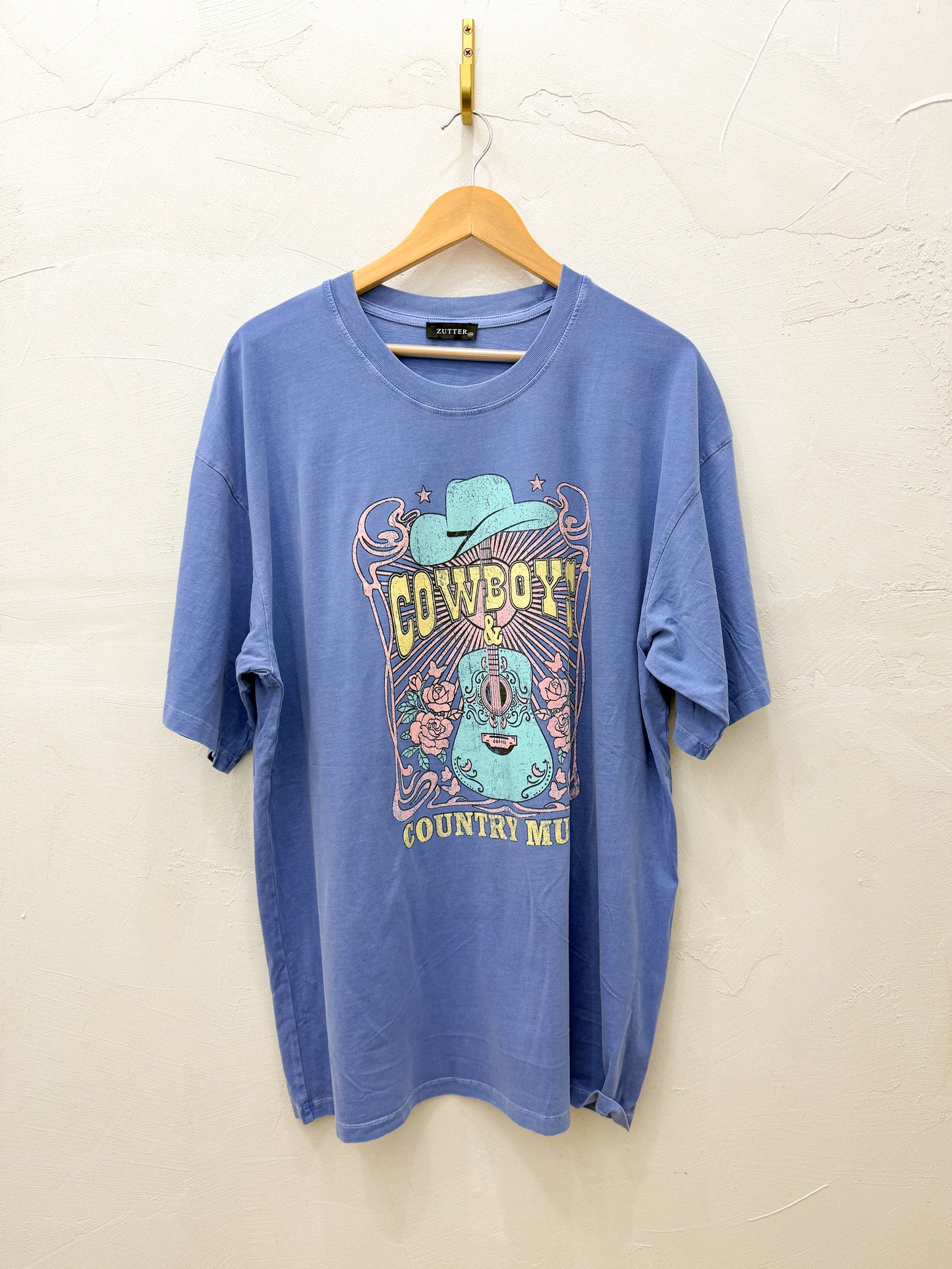 cowboy country music tee