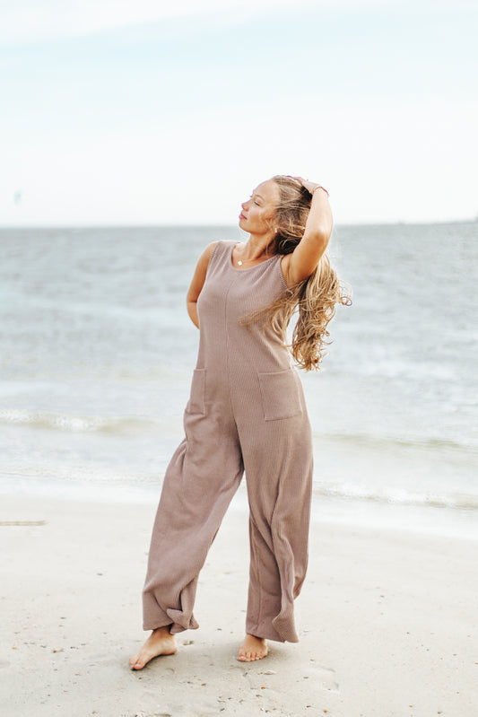 River ribbed jumpsuit