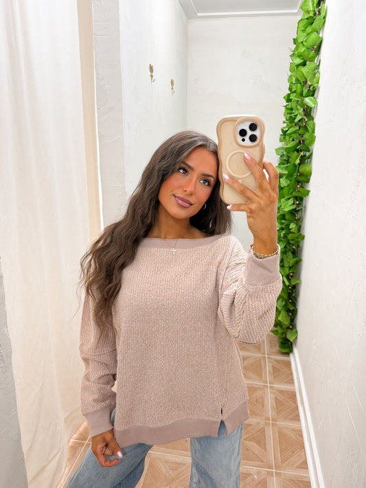Finley boatneck top