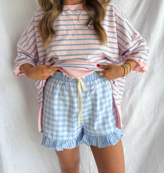 Baby blue shorties
