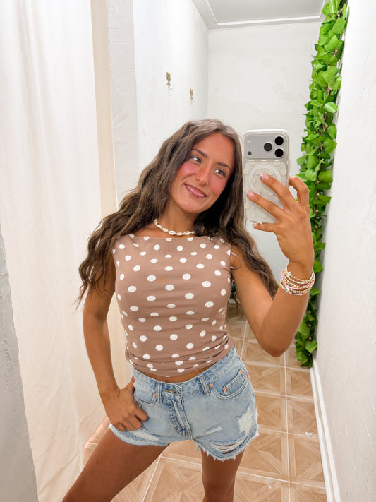 polka dot tank
