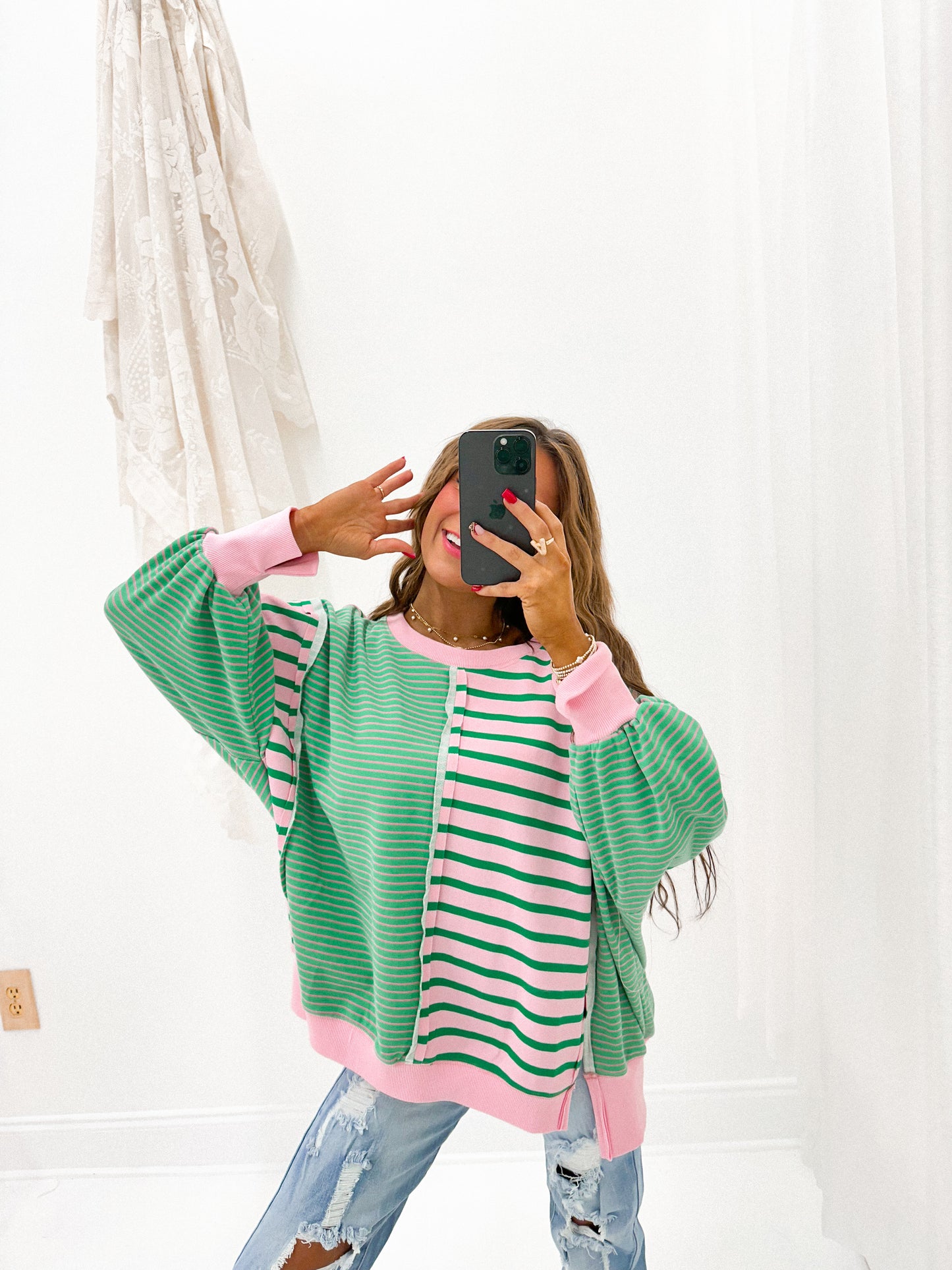stripe top