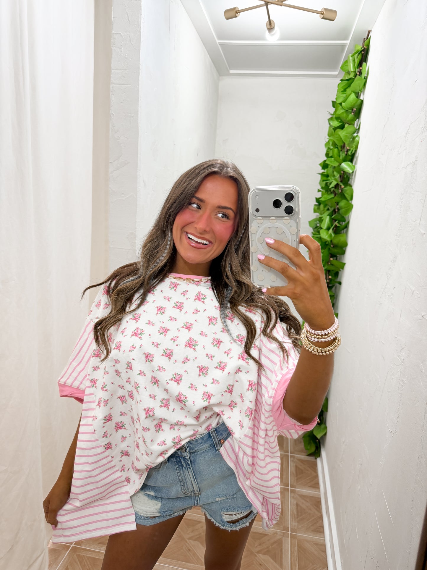 river ditsy floral top