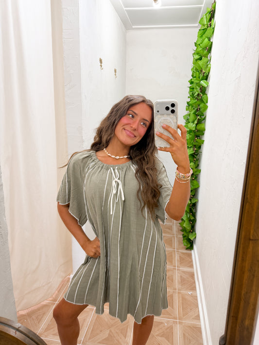 olive dress