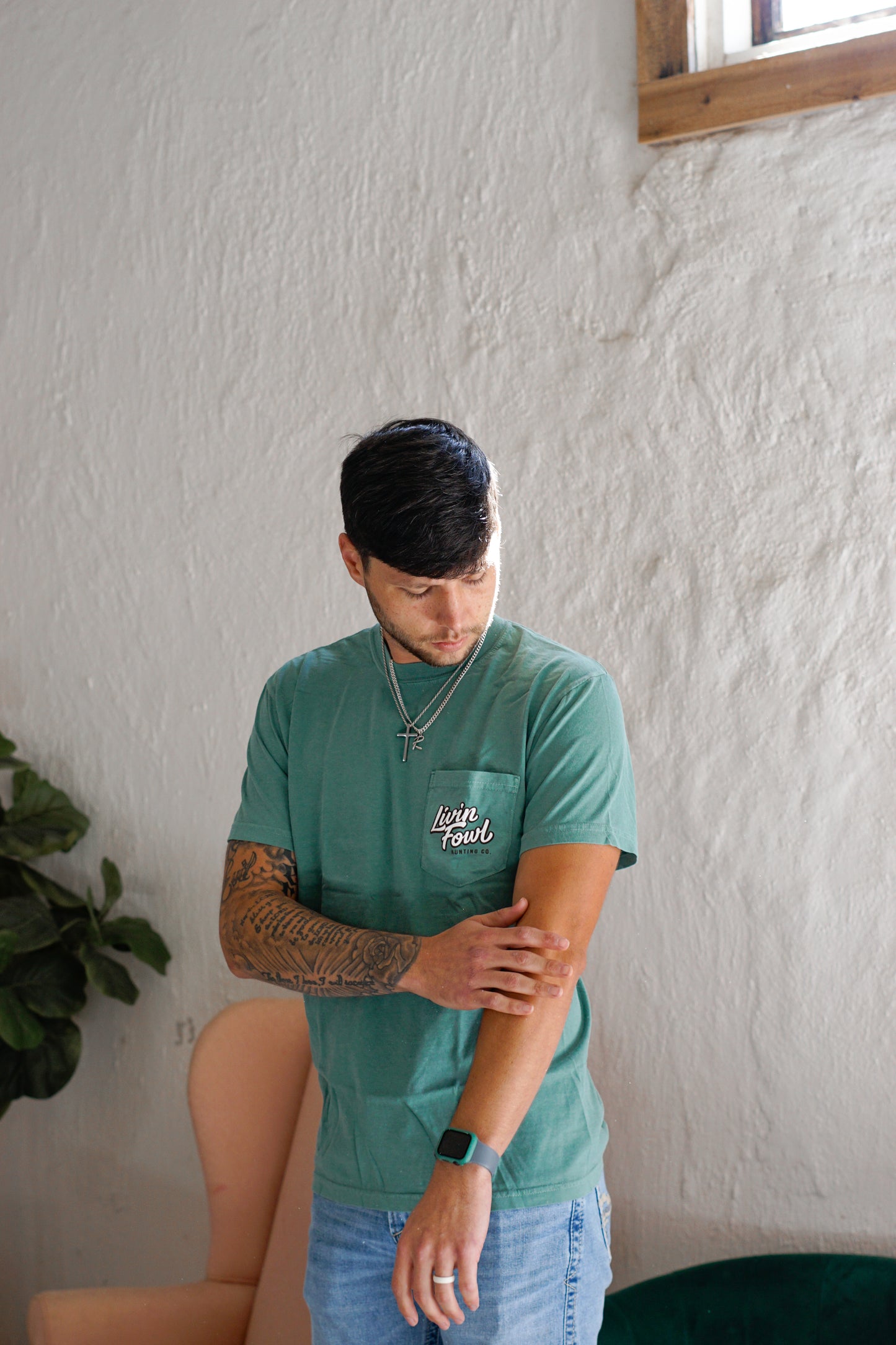 livin fowl- dark green