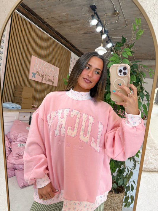 Happy Camper Lucky mockneck