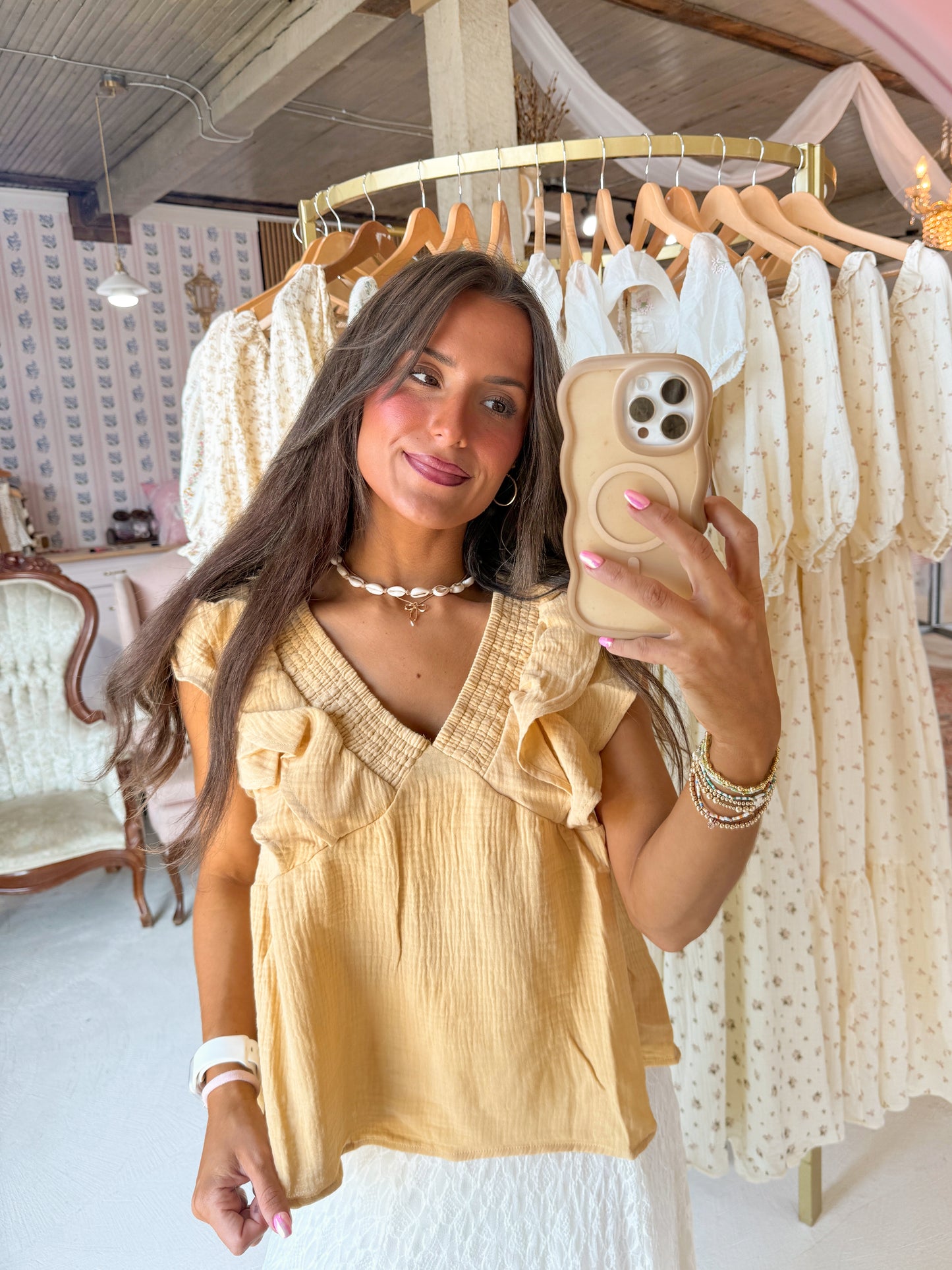Heather blouse