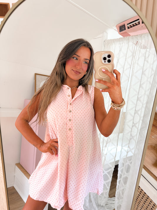 Hollie swiss dot romper