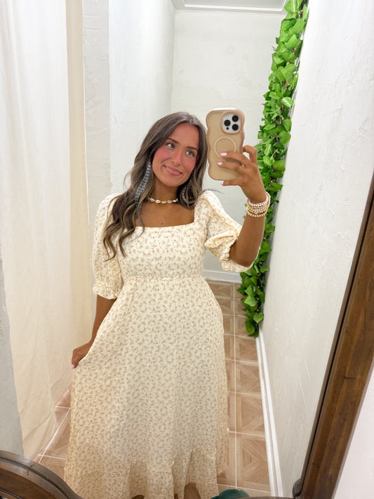 Farah ditsy maxi dress | Cottage Core Collection