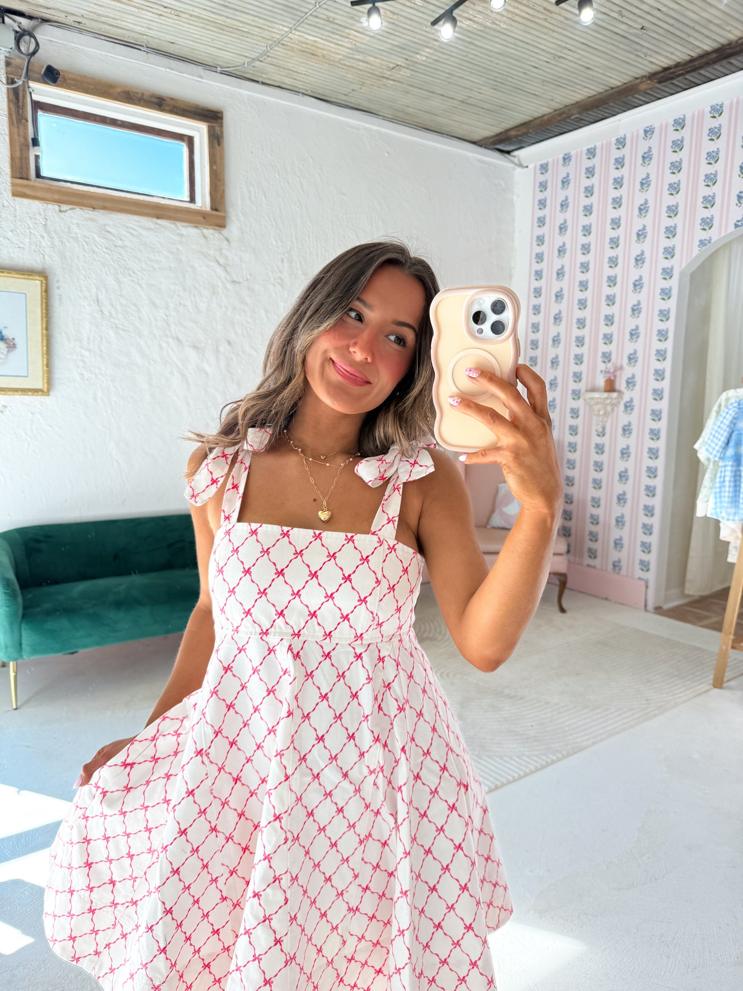 Dallas denim tie dress