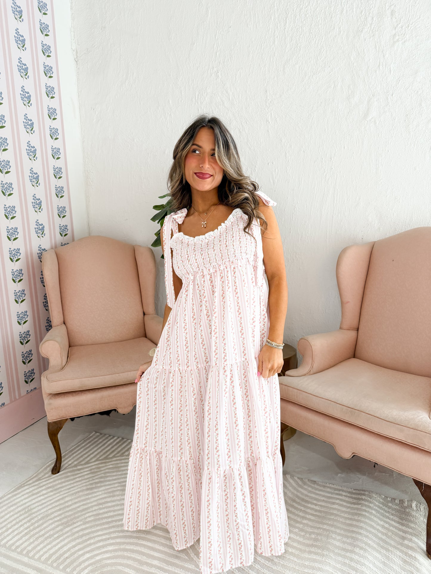ditsy floral maxi dress | s- 3xl