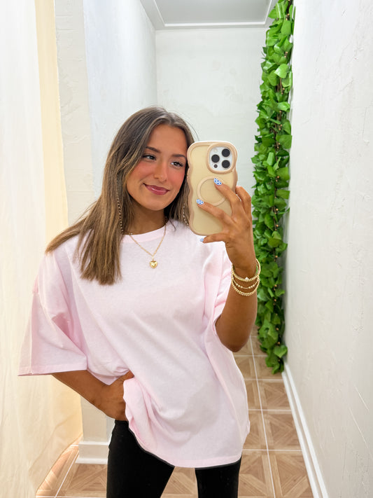 soft pink tee | RESTOCK