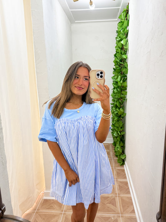 Tally mini babydoll dress