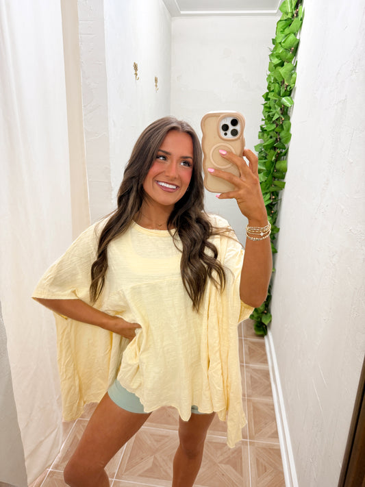 sunflower oversized top