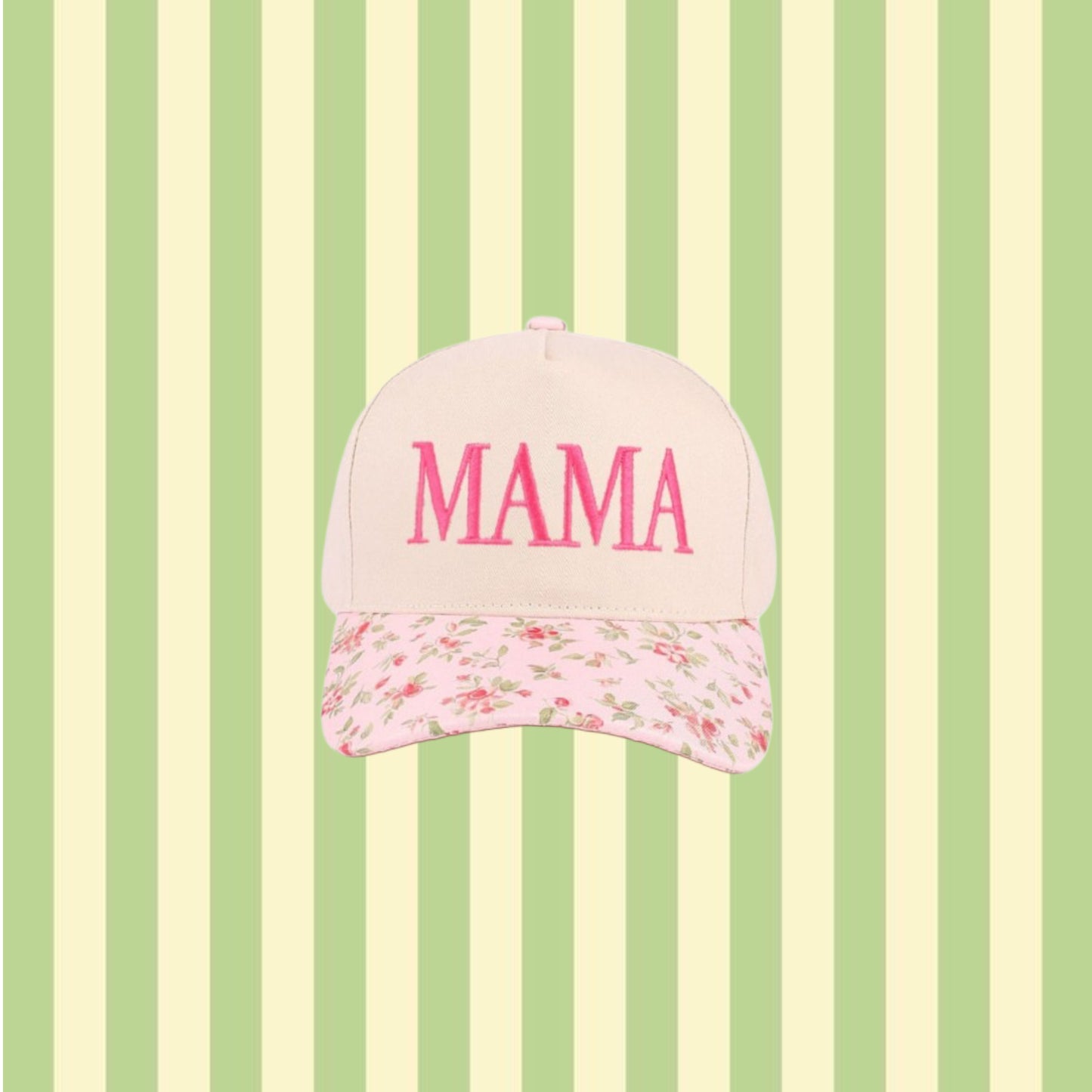 mama floral hat