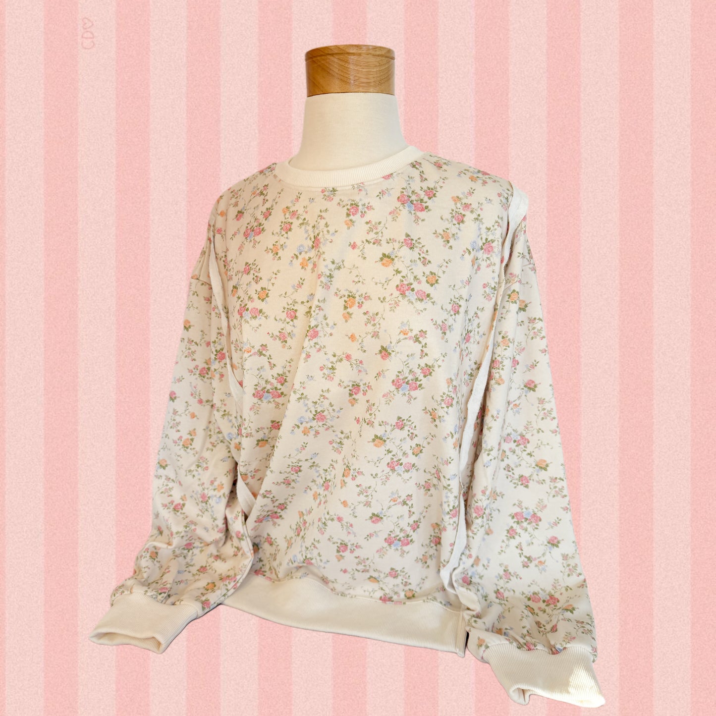 Ditsy floral sweatshirt