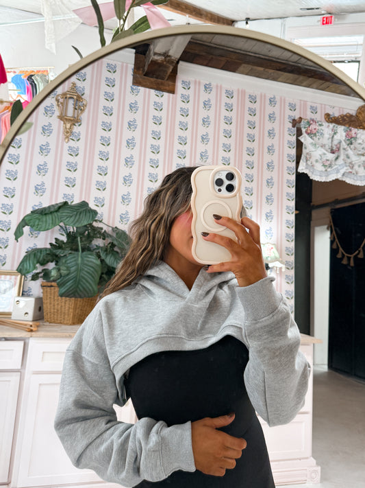 Hoodie crop top
