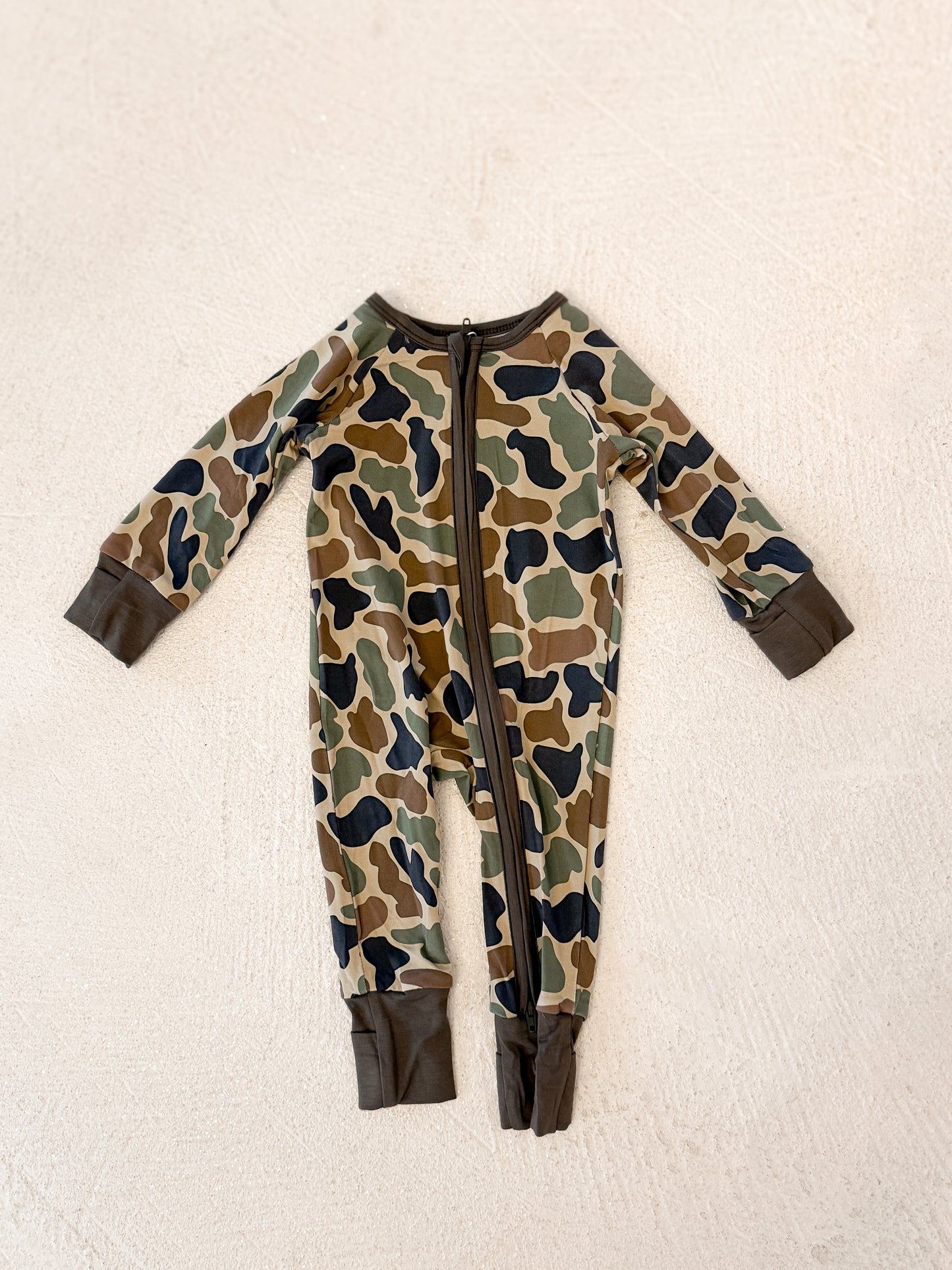 camo bamboo pjs | BABY