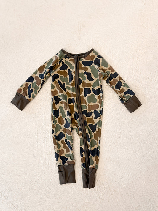 camo bamboo pjs | BABY