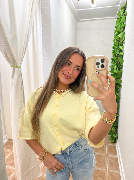 Sunshine knit top