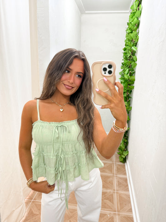 Mitzi mint top