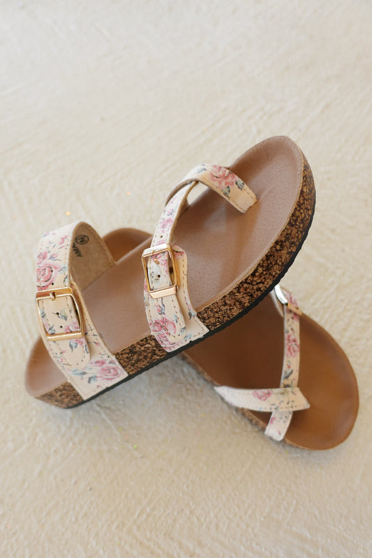floral sandals