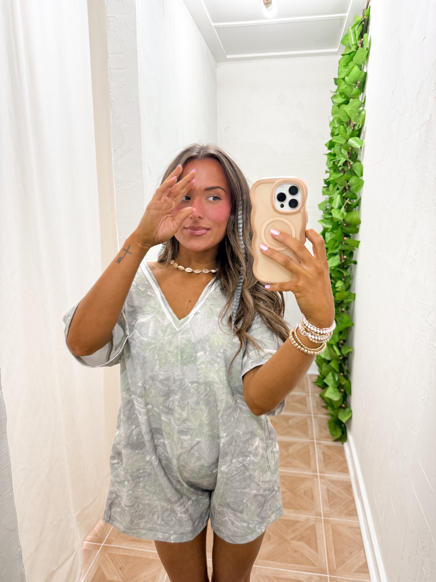 camo romper RESTOCK