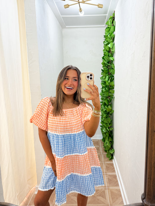 Auburn mini dress w pockets