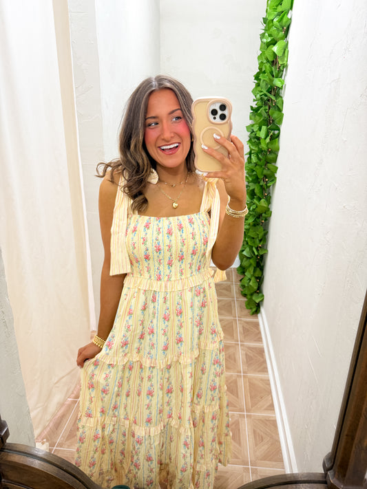 Bailee smocked maxi dress