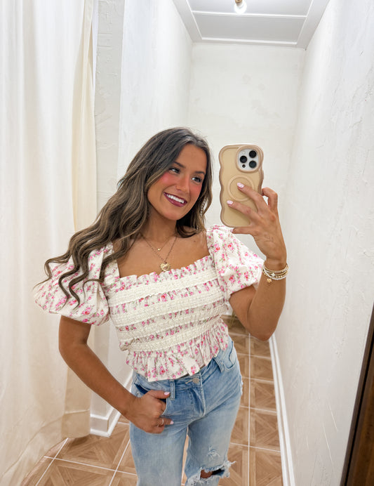 Gia smocked bubble top | RESTOCK