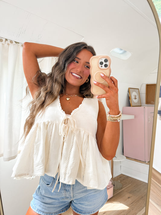 Aspen babydoll top