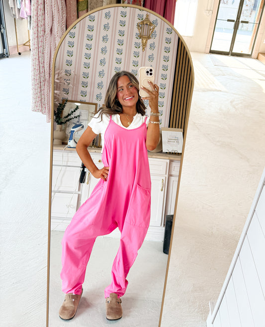 Pink jumpsuit