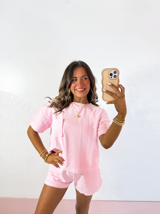 Pixie pocket tee set