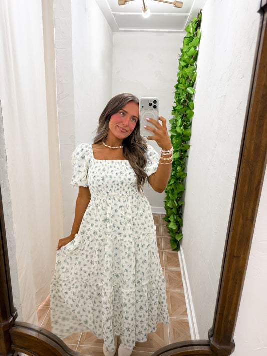 Hannah smocked maxi dress | Cottage Core Collection