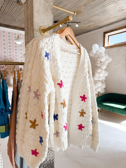 Oversized star cardigan