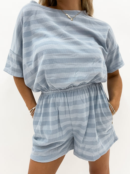 Rookie striped romper