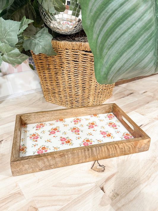 rectangle accent tray