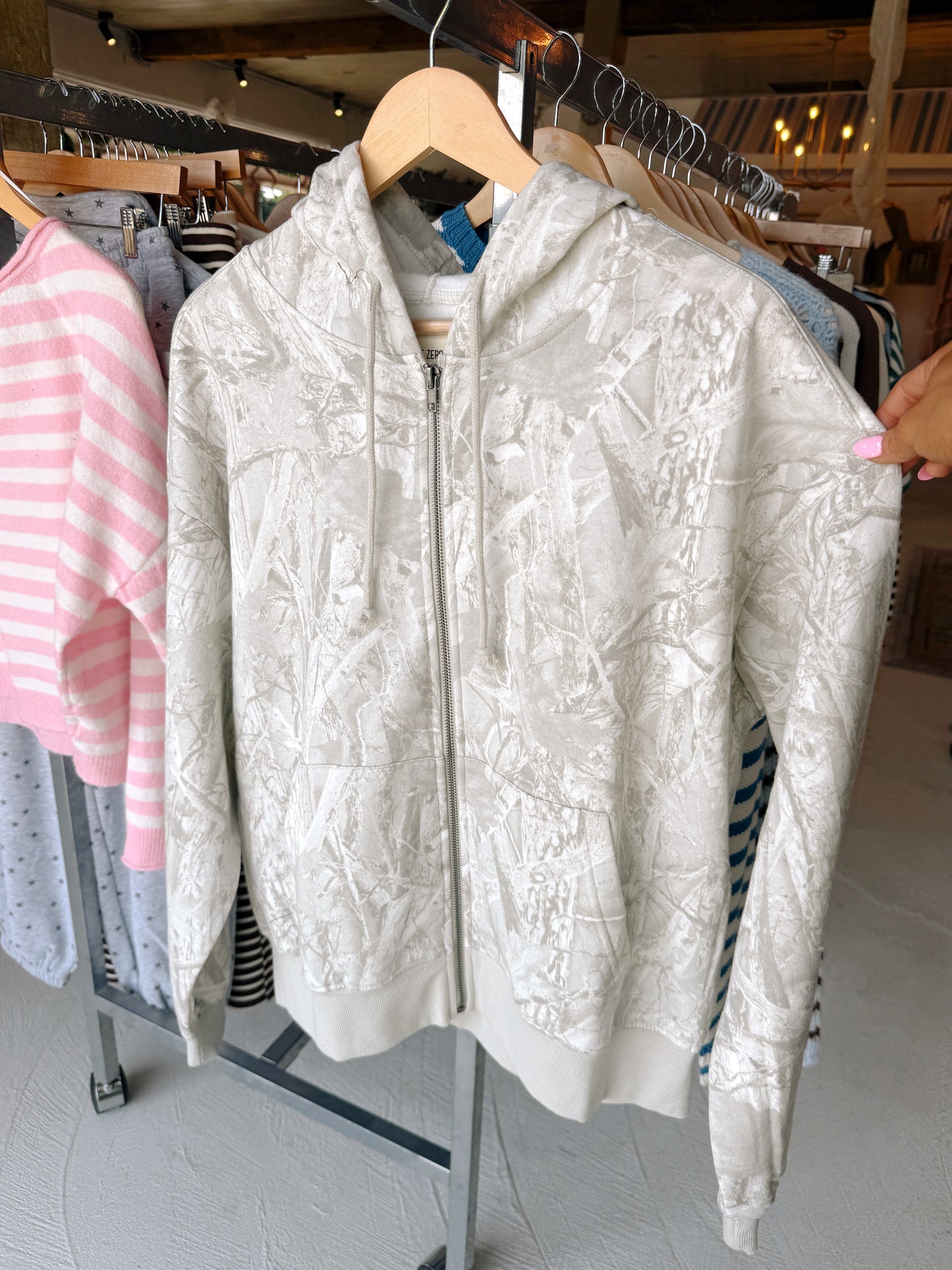 Vintage camo zip up jacket