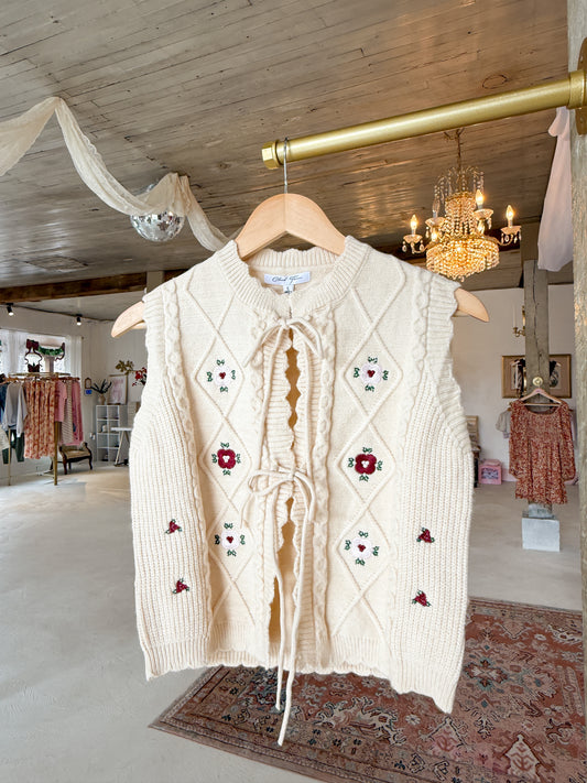 floral vest