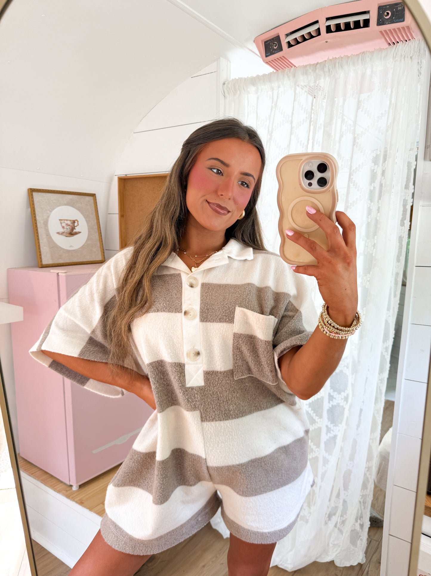 Wren tshirt romper w pockets *2 colors*