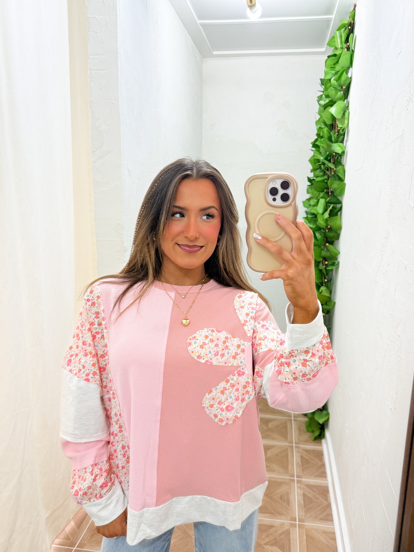 Hattie patchwork top