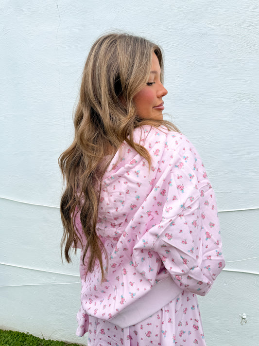 Finley floral hoodie