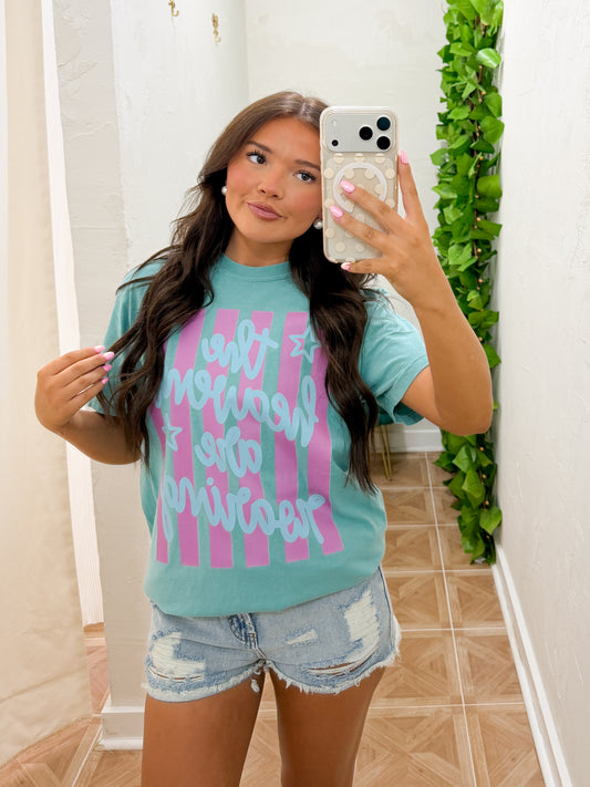 Heavens are roaring comfort color tee *plus sizes*