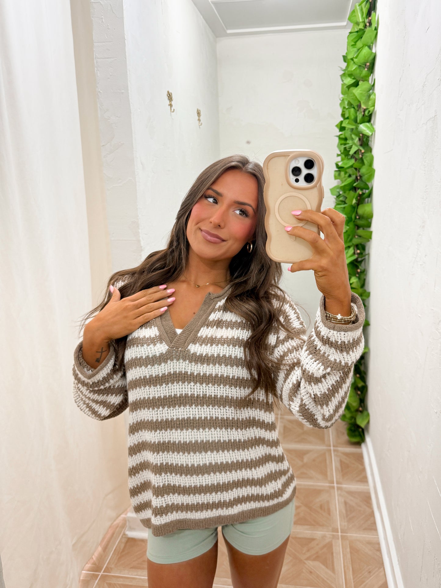 river knit sweater