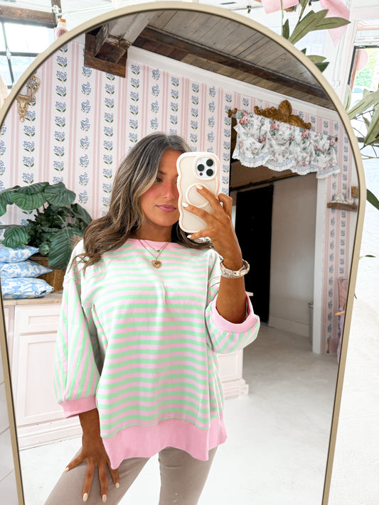 kara striped top