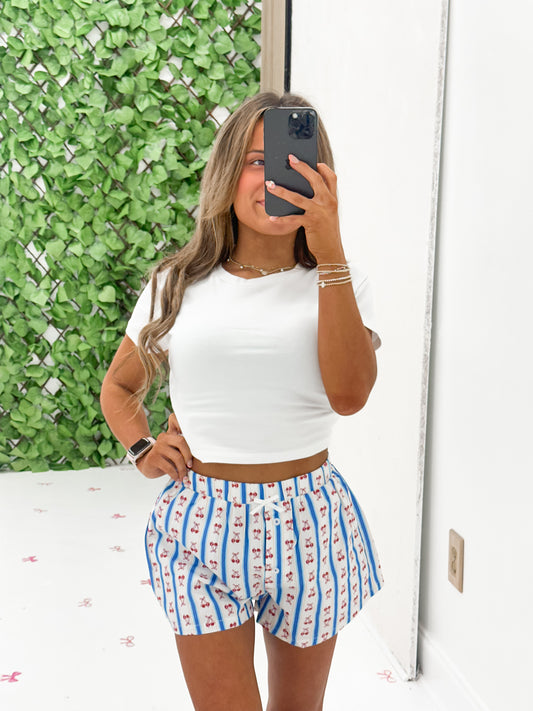 cherry boxer shorts