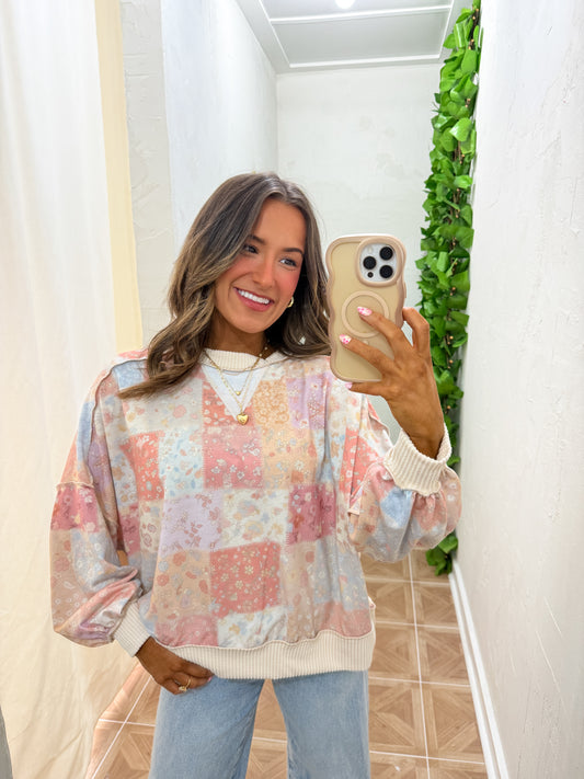 Kayla patchwork top | curvy