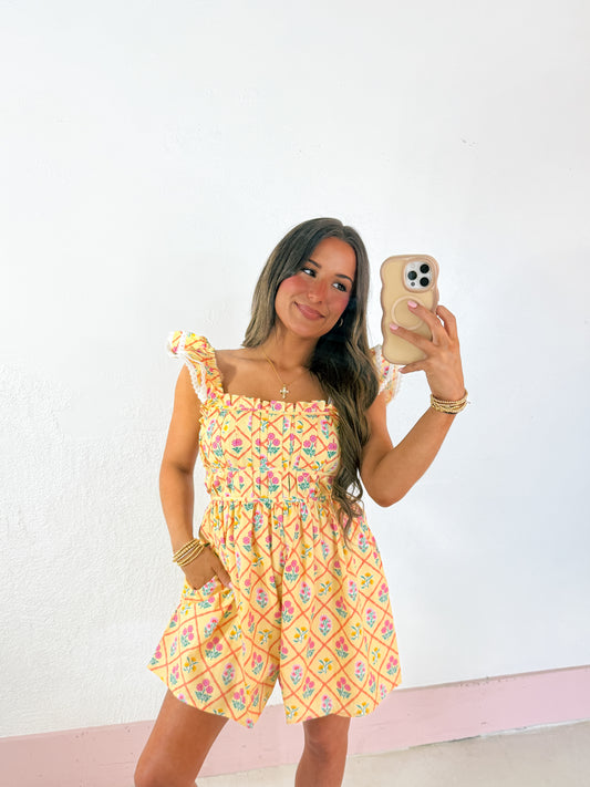 Gia romper with pockets