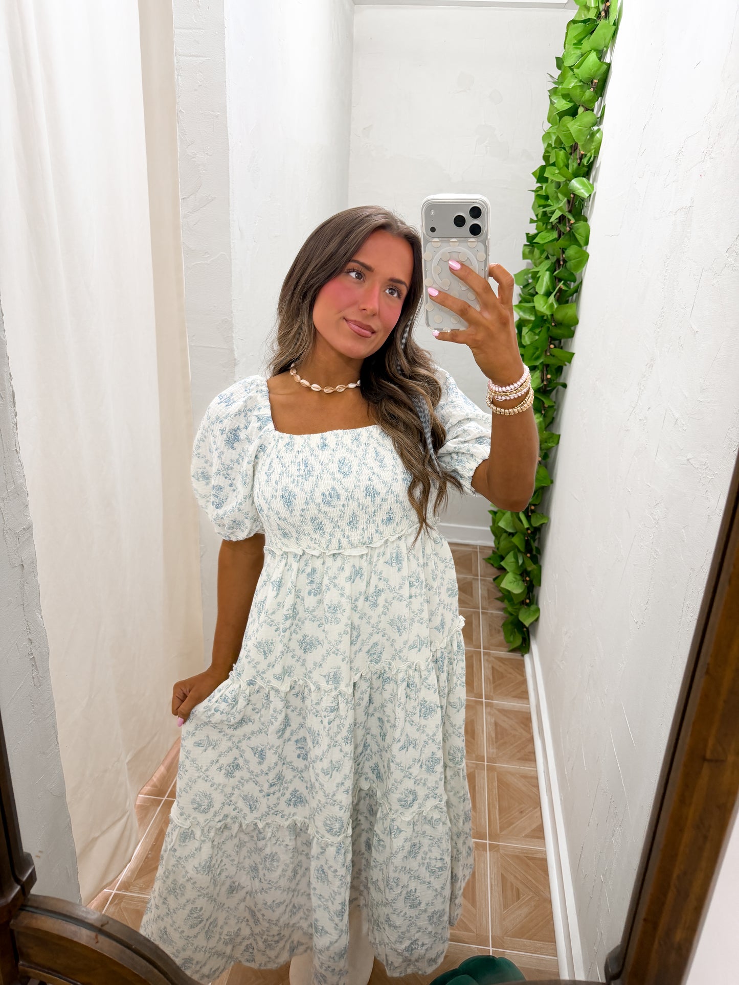 Bailee smocked maxi dress | Cottage Core Collection
