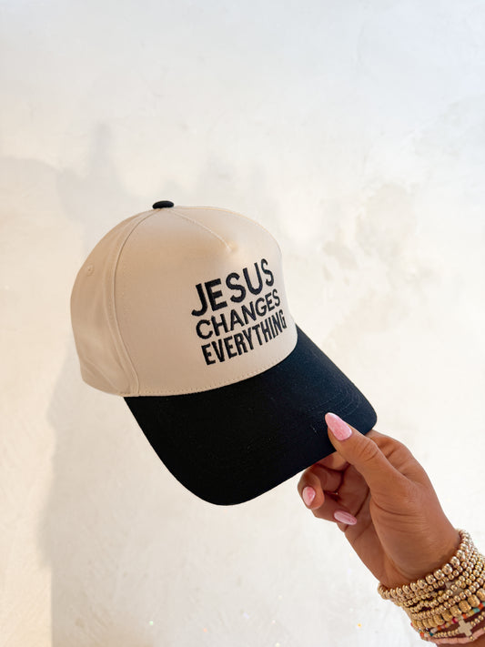 Jesus Changes Everything hat